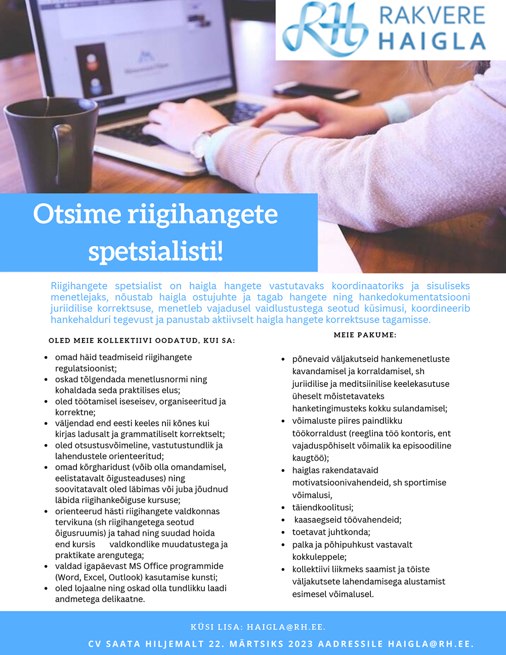 RIIGIHANGETE SPETSIALIST